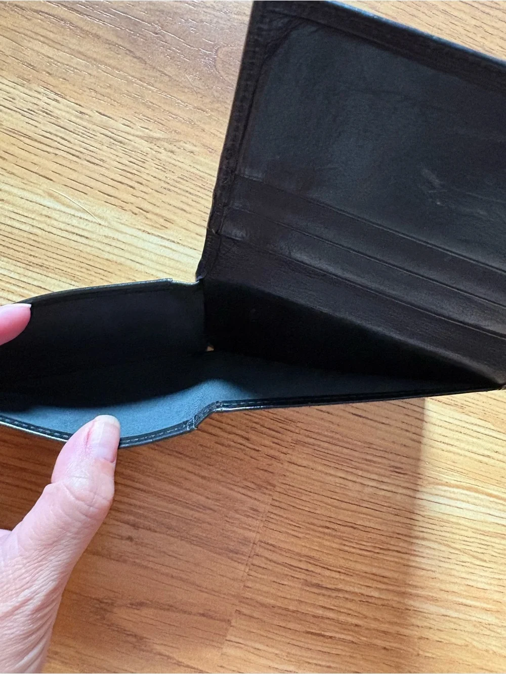 Coach Classic Black Leather Men’s Bifold Wallet
